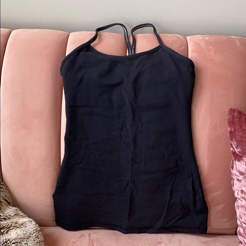 Lululemon racer back tank with built in bra